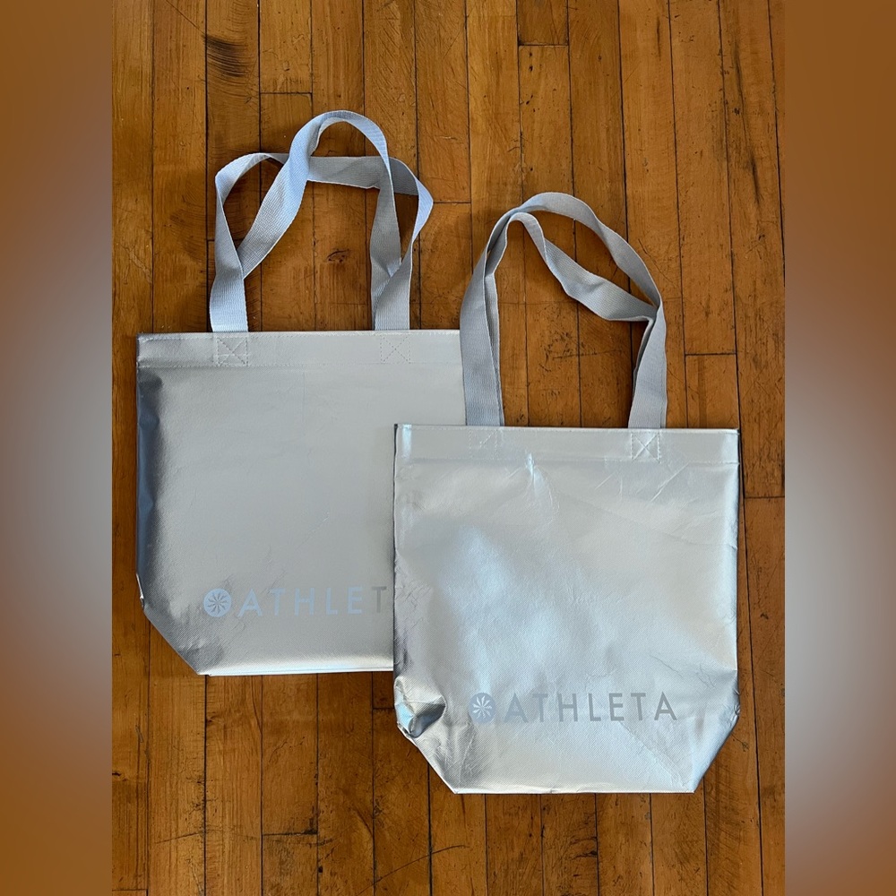2 Brand New Re-usable Athleta Bags